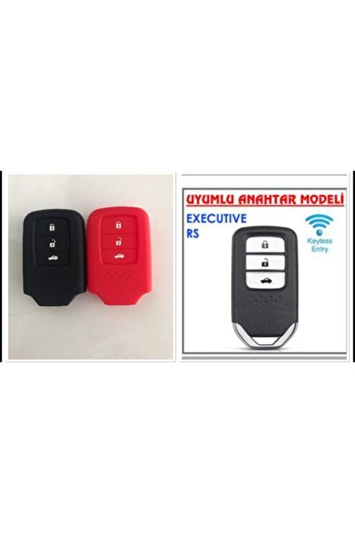 ŞENYILDIZ AKSESUAR 2 قطعة سيفيك FC5 Crv Hrv حافظة مفاتيح من السيليكون بدون حل...