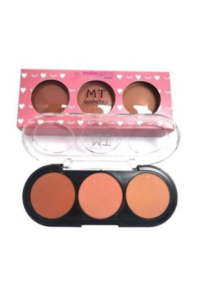 Makeuptime 3-Piece Blush Set Matte