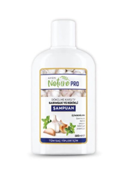 AVON Naturepro Saç Güçlendirici Sarımsak ve Kekikli Şampuan - 500 ml
