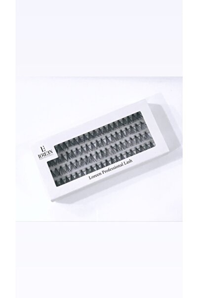 Loreen Professional 10 Ply Knot Free Düğümsüz 80 Adet Tekli Kirpik Medium ( M...