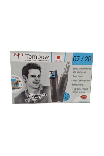Tombow 07 2b Min Pen Tip - 12 Pieces