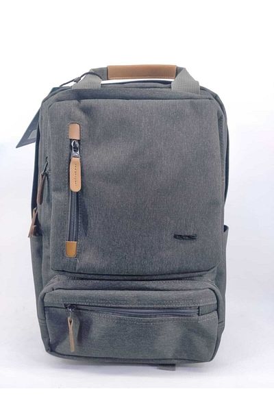 ÇÇS Unisex γκρι σακίδιο πλάτης με θήκη φορητού υπολογιστή 51278