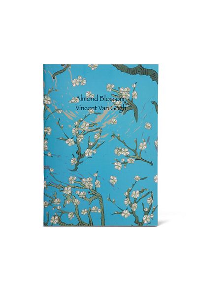 4nio Cardboard Cover Van Gogh Blossom Notebook