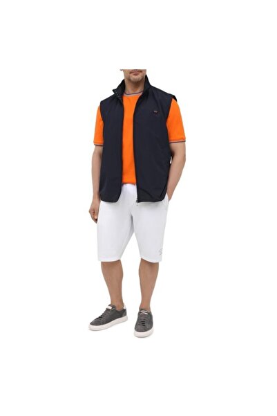 PAUL&SHARK Ανδρικό πλεκτό μπλουζάκι C.w. Βαμβάκι