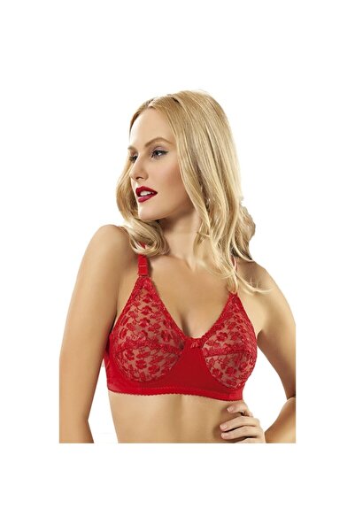 Sistina Red Lace Gathering Bra - 506 - Size 95 Drstr