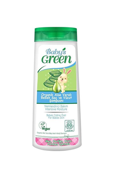 Baby's Green Bebek Saç Ve Vücut Şampuanı Organik Aloe Veralı 400 Ml
