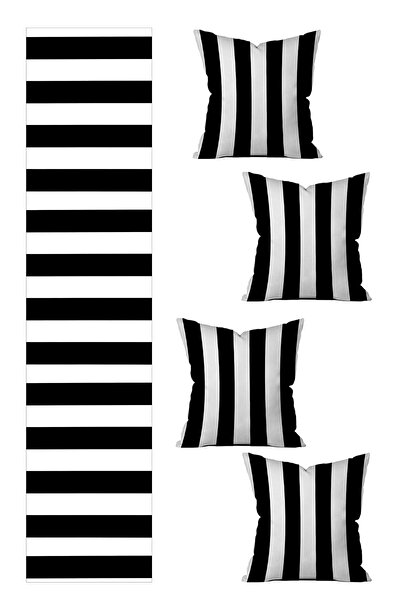 LadiesHome 5 предметів спеціального дизайну з двостороннім друком - набір чохлів для подушок та бігунків