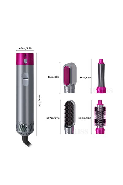 Genel Markalar Saç Şekillendirici 5 in 1 Hot Air Styler