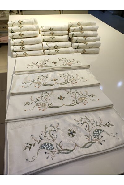 incisecrethome Ручна робота, вишивка голкою, рококо та вишивка, головний рушник 1 шт. 50*90 см