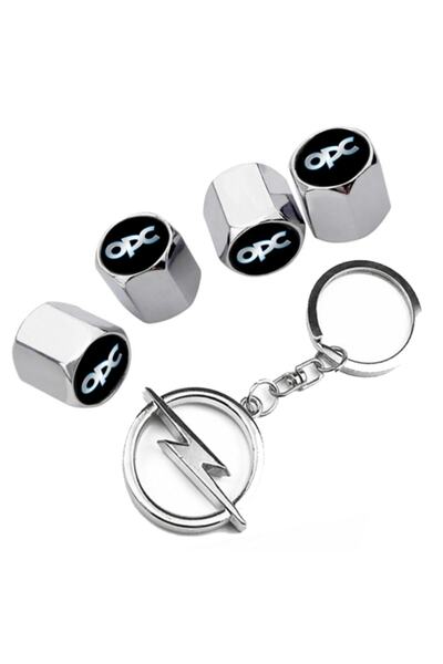 GARDENAUTO Opel Vectra B 1996-2002 مع شعار Opc - 4 قطع غطاء صمام ملون كروم وس...