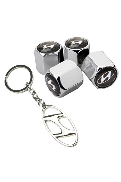 GARDENAUTO Hyundai Tucson 2015-2020 Krom Renk Sibop Kapağı 4 Adet Ve Krom Ana...