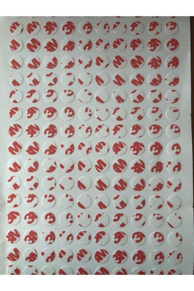 Hdg 3m Yapışkanlı Çift Taraflı Bant Şeffaf Yuvarlak- 10 Mm Çap - 100 Adet