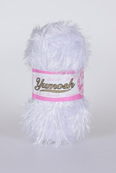 Ören Bayan Yumosh Tüylü Örgü Ipi |100 gr |000 Kar Beyaz|