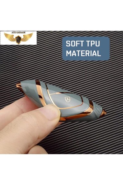 AYZ GARAGE Hyundai Tpu Material Red Key Case