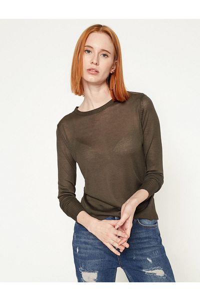 Koton Knitwear Sweater - Crew Neck Design
