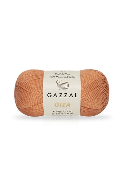 Gazzal Giza Mercerized Cotton 50 gr Νήματα πλεξίματος χειρός Αρ. χρώματος: 2493