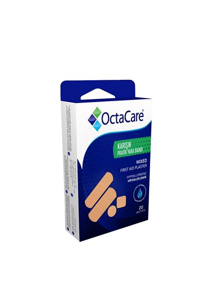 OCTA ضمادة مربعة مختلطة 20 قطعة