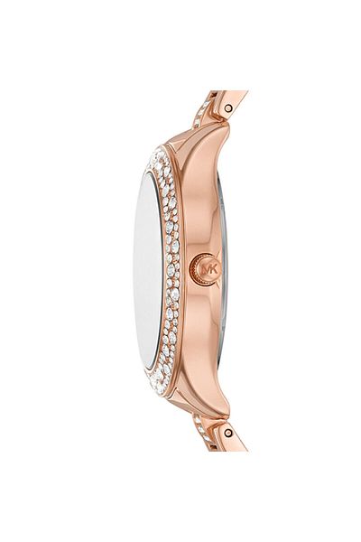 Michael Kors Michael Kors Women's Liliane Three-Hand, Rose Gold-Tone Stainless Steel Watch, MK4597