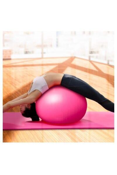 oliva sports Σετ μπάλας και αντλίας Pilates 65 εκ. Πλάκες ισορροπίας γιόγκα αθλητικής άσκησης