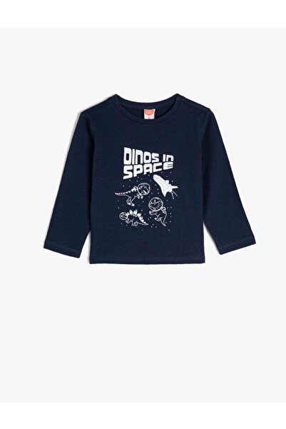 Koton Marineblaues Baby-T-Shirt für Jungen