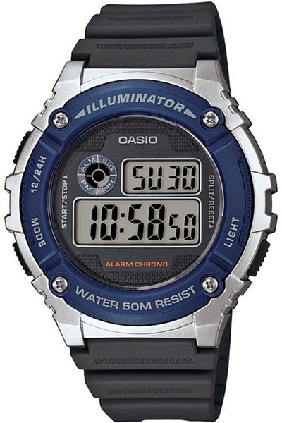 Casio Men's Wristwatch W-216H-2AVDF