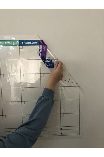 Tutunabilir Kağıt Μηνιαίος προγραμματιστής Smart Paper Planner Χαρτί Πίνακας Επιστολόχαρτο Ημερολόγιο Μηνιαίο Μηνιαίο Αγγλικά