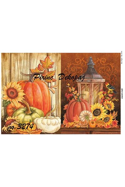 LİNEART Brass Decopage Paper La 3274