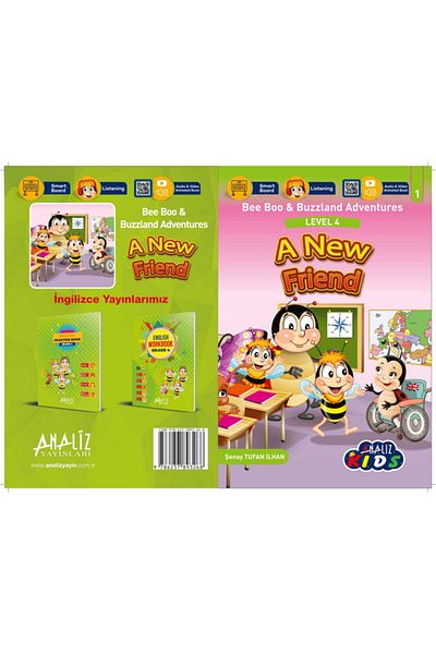 Analiz Yayınları مجموعة قصص إنجليزية مكونة من 5 قطع من Bee Boo - منشورات تحليل Şenay Tufan Ilhan