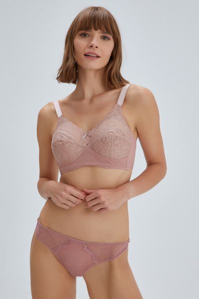 Belladonna Bella Donna Lace Comfortable Minimizer Bra - Trendyol