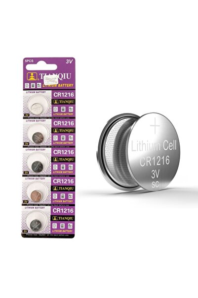 Micron Tianqiu Cr1216 3v Lityum Düğme Pil 5'li
