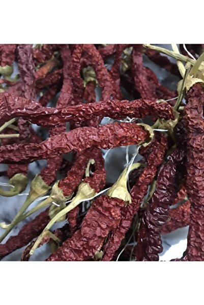 MUĞLA DOĞAL KÖY MAHSÜLLERİ 1 dizi Kurutulmuş Acı Biber