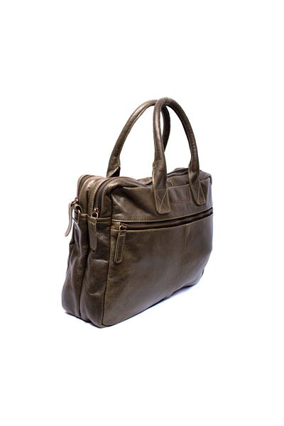 DUTCH-BAG حقيبة كمبيوتر محمول وحقيبة كمبيوتر محمول من الجلد الإيطالي من أمستردام مقاس 17 بوصة