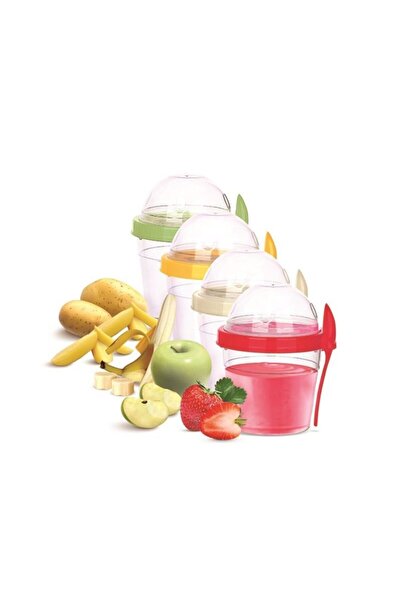 Cosiness Yogurt and Food Storage Container with Bowl and Spoon 500 Ml