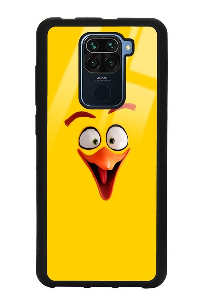 Spoyi حافظة هاتف لامعة بتصميم أصفر لهاتف Xiaomi Redmi Note 9