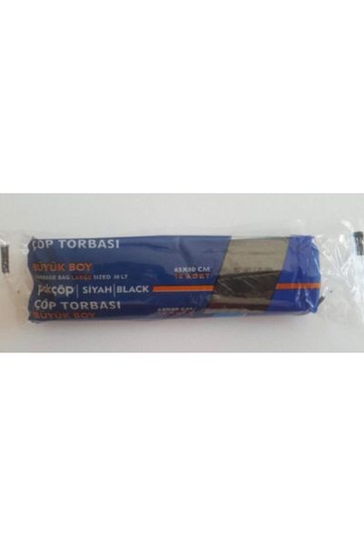 firdevsi hobi Pack Trash Large Size Blue Garbage Bag-65x80cm- 50 Lt-- 6 Rolls X60 Pieces