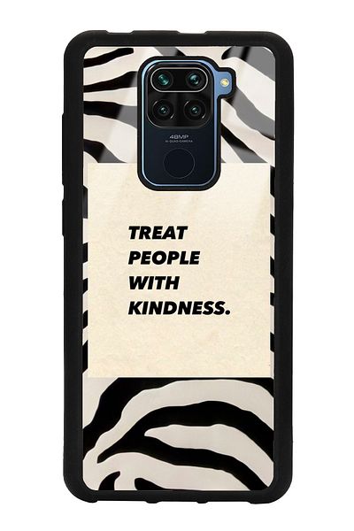 Spoyi حافظة هاتف لامعة بتصميم شعار الحمار الوحشي لهاتف Xiaomi Redmi Note 9