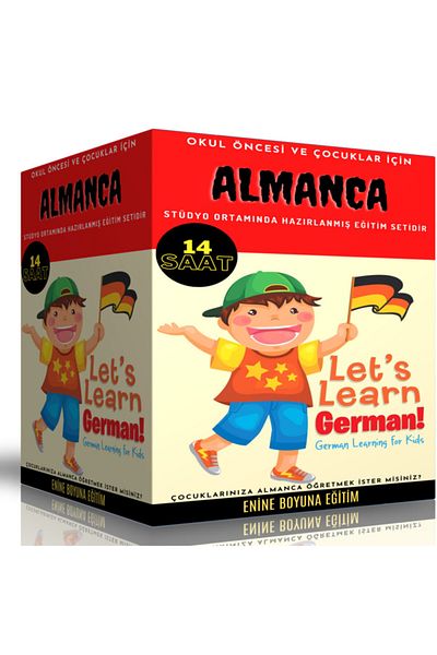 Enine Boyuna Eğitim German Educational Set for Preschool and Children - Transverse Longitudinal Education