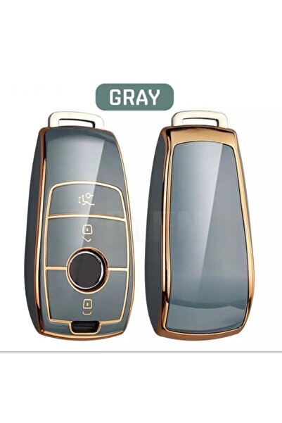 AYZ GARAGE Mercedes-benz Tpu Material Gray Key Case