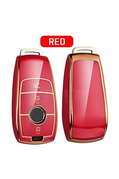 AYZ GARAGE Mercedes-benz Tpu Material Red Key Case