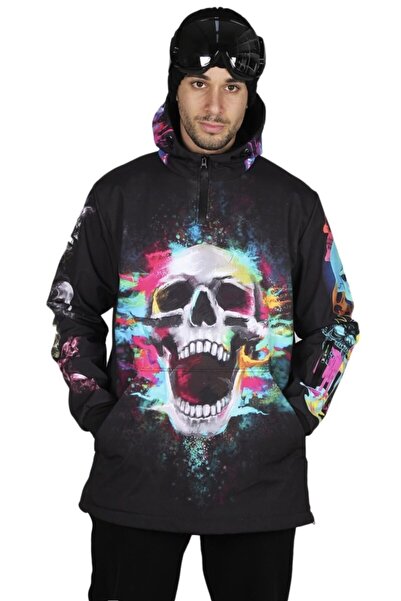 Tıklaalbeni Snowsea Kar Montu, Cool Skull Ss7715 Snowboard Ve Kayak Montu