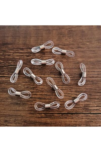 SUBUTAKI 50 Pieces Transparent Glasses String Apparatus Glasses Strap Glasses Apparatus Glasses Chain Apparatus