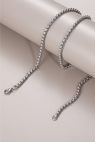 Bluem سلسلة محبوكة باللون الرمادي للرجال موديل X - سلسلة رجالية مستوردة من ال...