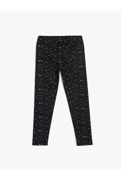 Koton Κοριτσίστικο καλσόν με σχέδιο Indigo 0KKG47484OK