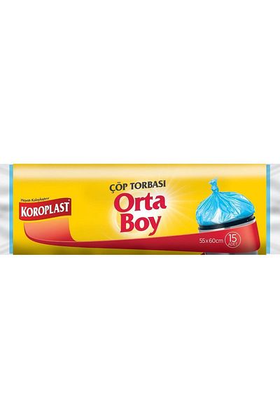 Koroplast Brand: Medium Size Strong Garbage Bag 15 Pieces
