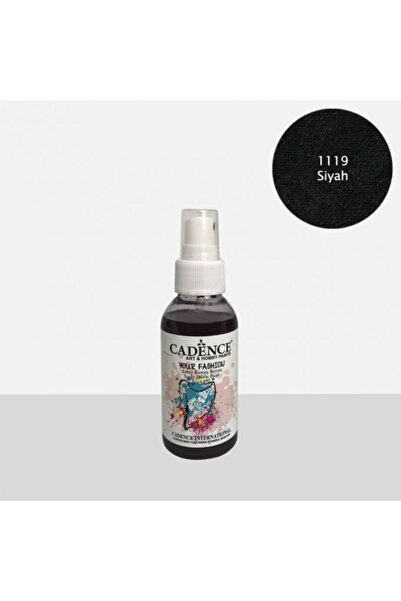 Cadence Boya 1119 Siyah Sprey Kumaş Boyası