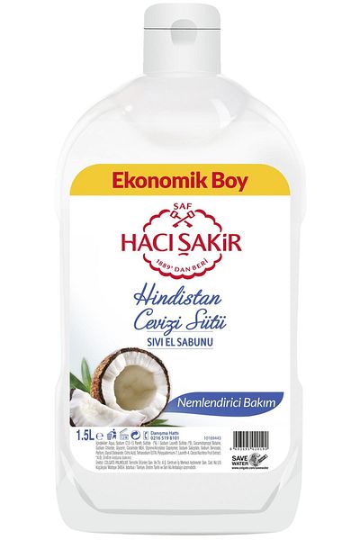 Hacı Şakir Coconut Milk Liquid Hand Soap 1500 Ml