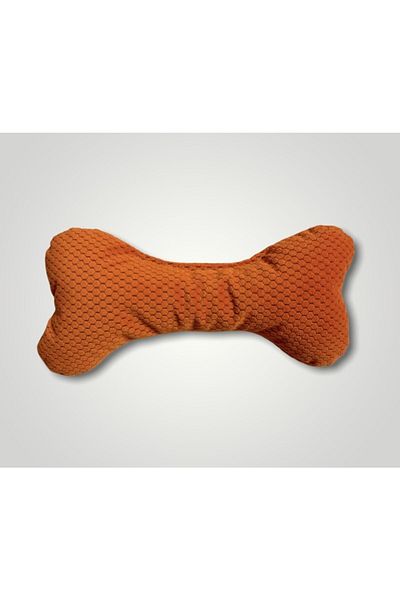 Petbucks Pet Accessories Plush Cat Dog Toy Bone And Fish Set of 2