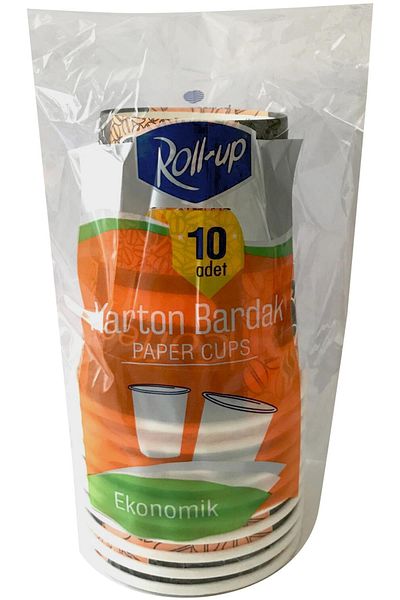 Roll-Up Brand: Coffee Glasses 8oz 10Pcs Category: Practical Utensils