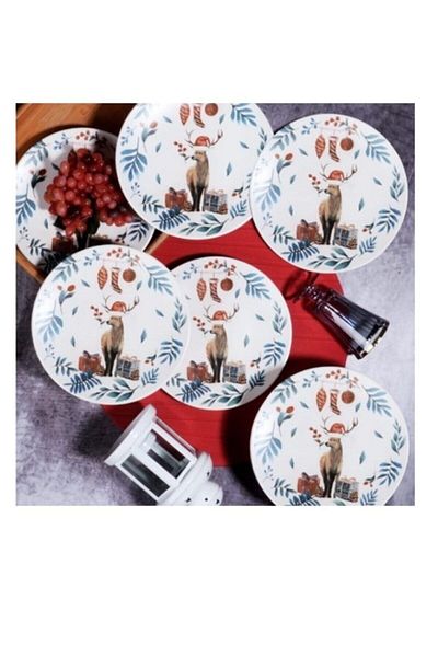 Kosova Special Design Cake Plate 6 Pieces 20 Cm