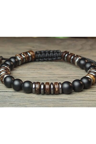 Alnis Atelier Real Onyx Stone Natural Stone Bracelet